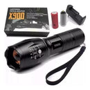 Lanterna Recarregável Tática X900 Zoom | Alfashop