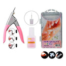 Kit 100 Unhas Tips Mais Alicate | Alfashop