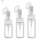 KIT Frasco Pump 100ml Espuma Limpeza Facial Skin Care Silicone