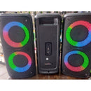 Super Caixa De Som Portátil Amplificada 2 Alto Falante 200w