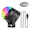 Globo De Luzes Para Festa Luz De Led Rgb Giratória Decoração
