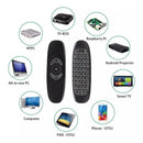 Mini Teclado Iluminado 7 Led Controle Sem Fio Smart Tv Box