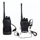 Kit 4 Radios Comunicador Baofeng 777s 16canais Profissional O Melhor Bandas de freqüência 400-470MHz Cor Preto