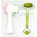 Kit Escova Limpeza Facial Rolo Jade | Alfashop
