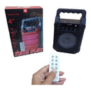 Caixinha De Som Potente Cores Bluetooth Com Controle Leds