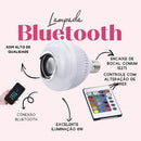 Kit 2 Lâmpadas Caixa Som Bluetooth Led | Alfashop
