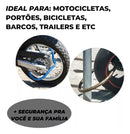 Cadeado Bicicleta Moto Tranca Grossa Anti Furto Articulado