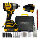 Chave De Impacto 48v Profissional Maleta 35 Pçs Lançamento