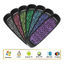 Mini Teclado Iluminado 7 Led Controle Sem Fio Smart Tv Box