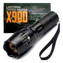 Lanterna Tática Militar X900 Zoom | Alfashop