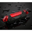 Kit Farol Bike LED Dianteiro e Traseiro Recarregável