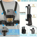 Suporte Peito Celular GoPro Esportivo | Alfashop