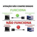 Cabo Adaptador Displayport X Hdmi 23cm Femea