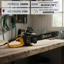 Motosserra Elétrica 2300w Sabre 48cm 16'' 6000rpm Robusta