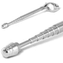 Antena Corta Pipa Moto Retrátil Anti Cerol Aço Inox Guidão