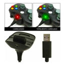 Kit 2 Baterias Recarregável Xbox 360 + Cabo Substitua Pilhas