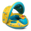 Boia para Bebê Bote com Cobertura Inflável