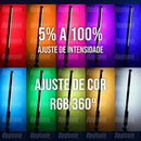 Bastão Led Rgb Varinha Preta 20w | Alfashop