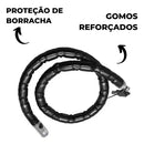 Cadeado Bicicleta Moto Tranca Grossa Anti Furto Articulado