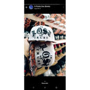 Boné Branco Lost Monalisa Aba Reta Bone  Fitao Favorito Alfashop BH
