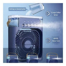 Mini Air Cooler Fan Usb Preto