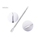 Kit 4 Espatula Para Unhas Inox Manicure Cutícula Pé Mão