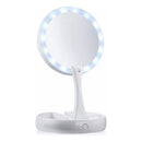 Espelho Led Dobrável Maquiagem 10x | Alfashop