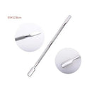 Kit 4 Espatula Para Unhas Inox Manicure Cutícula Pé Mão