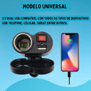 Carregador De Celular Usb Turbo Para Motos