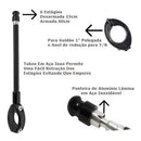 Antena Corta Pipa Moto Motoboy | Alfashop