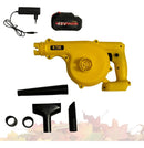 Soprador De Folhas Eletrico Bateria Portátil 2200w Cor Amarelo