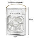 Mini Ventilador Climatizador De Ar Com Reservatório Água