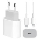 Carregador Turbo 20W iPhone Fonte Cabo II | Alfashop