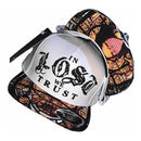Boné Branco Lost Monalisa Aba Reta Bone  Fitao Favorito Alfashop BH