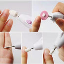 Lixa Eletrica E Polidor Pilha Manicure Profissional