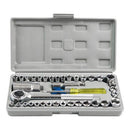 Kit Ferramentas Soquetes 40 Pcs | Alfashop