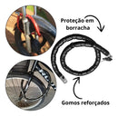 Cadeado Bicicleta Moto Tranca Grossa Anti Furto Articulado