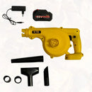 Soprador De Folhas Eletrico Bateria Portátil 2200w Cor Amarelo