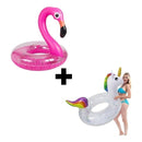 Kit Boia Unicórnio e Flamingo Piscina | Alfashop