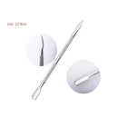 Kit 4 Espatula Para Unhas Inox Manicure Cutícula Pé Mão