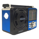 Rádio Retro Vintage Antigo Portátil Am Fm Sw Mp3 Usb Bateria