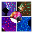 Globo De Luzes Para Festa Luz De Led Rgb Giratória Decoração