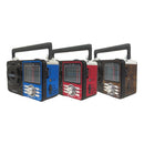 Rádio Retro Vintage Antigo Portátil Am Fm Sw Mp3 Usb Bateria