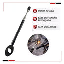 Kit Antena Corta Pipa Aço Inox + Rede Elástica Moto Aranha