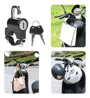 Kit 2 Trava Anti Furto Capacete Moto Fechadura Bicicleta Top