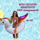 Boia Flamingo Unicornio Gigant Piscina Inflável 90cm Adulto