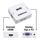 Adaptador Conversor HDMI VGA Áudio | Alfashop