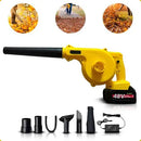 Soprador De Folhas Eletrico Bateria Portátil 2200w Cor Amarelo