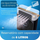 Mini Climatizador De Ar Com Reservatório Para Água E Gelo Co