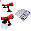Pistola de Pintura Elétrica 800W com Maleta Catraca e 40 Soquetes Kit Profissional